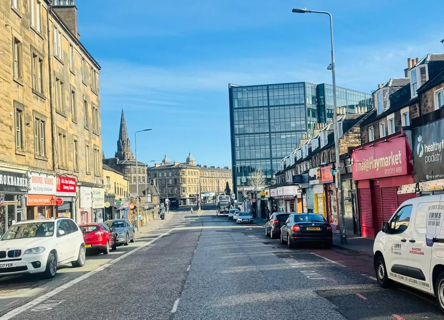 Haymarket Centro , Flat Familiar Quarto Privativo Banheiro Compartilhado Edinburgh 0*,  United Kingdom